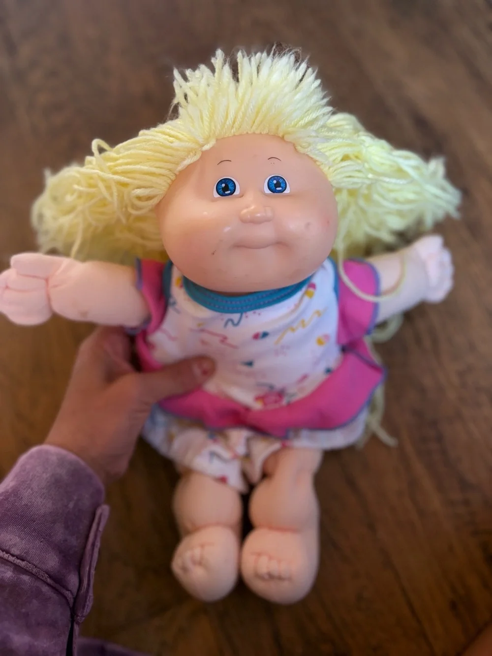 Cabbage Patch Kids Doll 1978-1987 Vintage Long Blond Hair 80’s Outfit